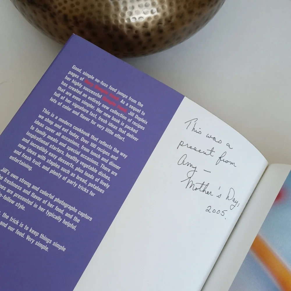 Very Simple Food Cookbook By Jill Dupleix Recipe Book